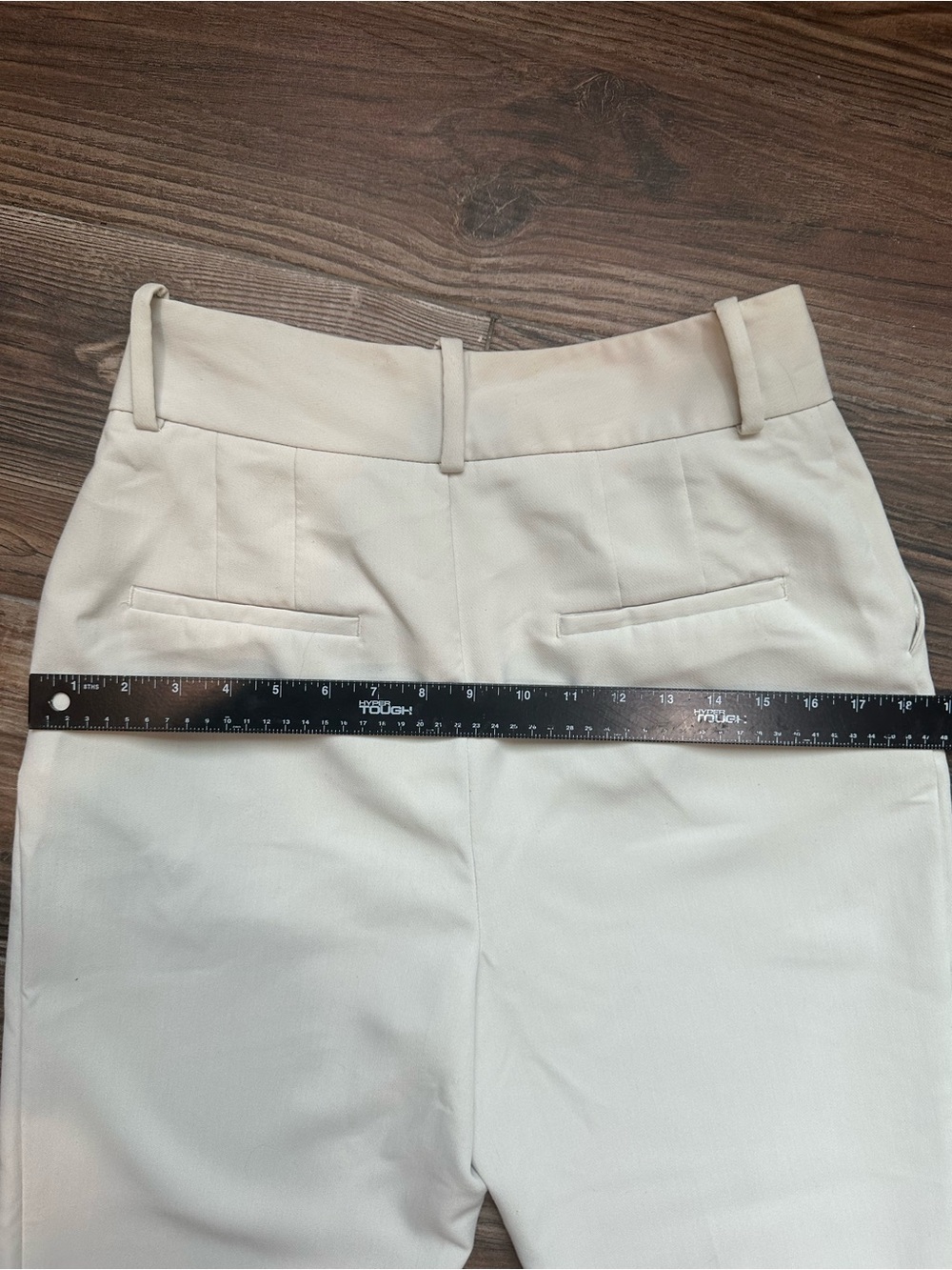 Zara Women's Cream Straight-Leg Trousers - Picture 11 of 14